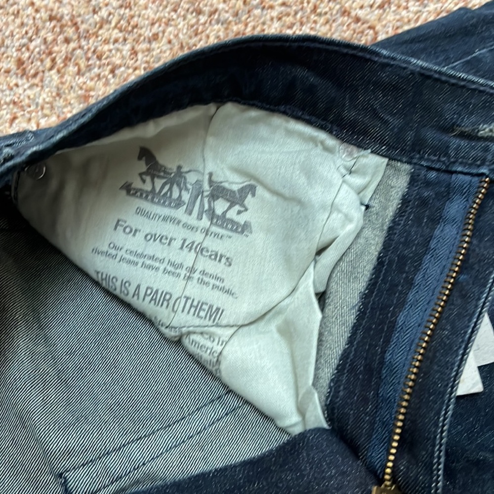 NWT Levi’s Dark Blue jeans, Size 34/34 - Picture 7 of 7